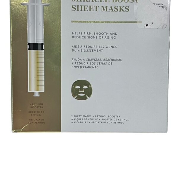 Wewell + Retinol Miracle Booster 2 Sheet Masks NIB Beauty Face Masks Youthful - Picture 3 of 6